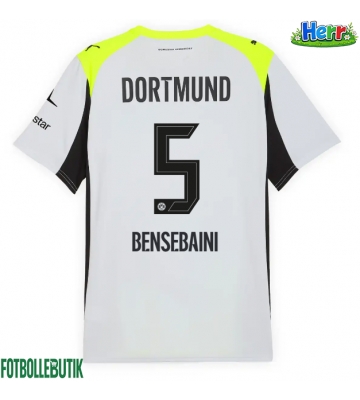 Borussia Dortmund Ramy Bensebaini #5 Bortatröja 2025-26 Kortärmad